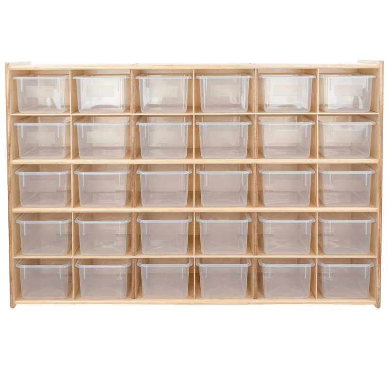 Casier avec bacs Contender, Assemblé, Transparent
