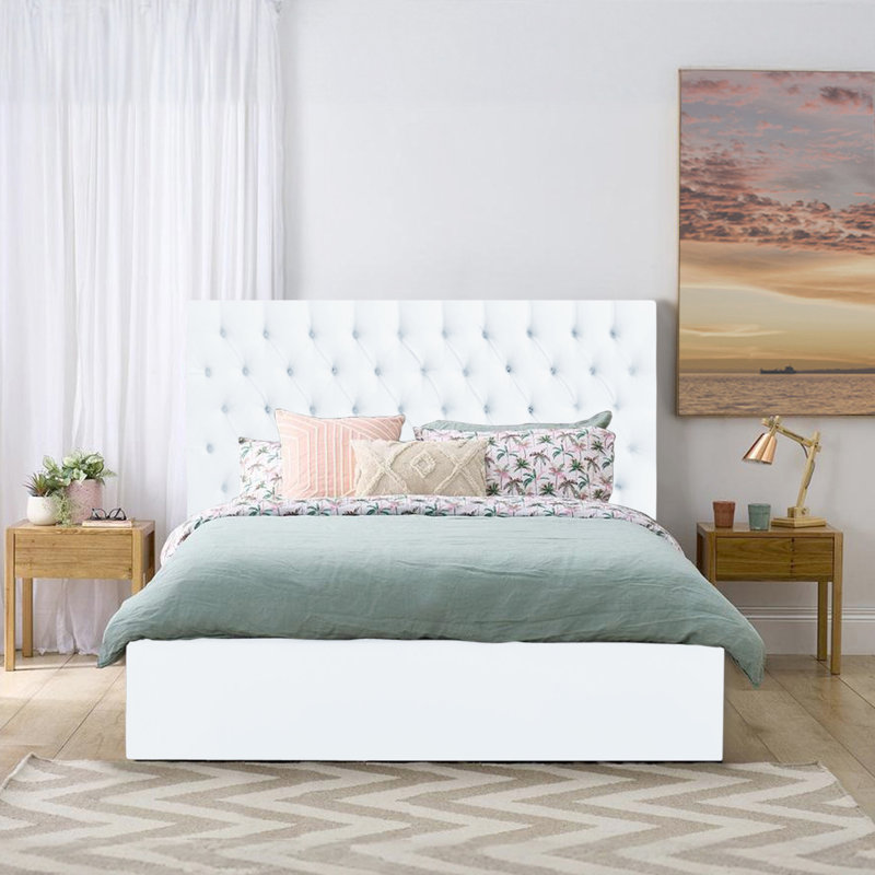 Cuauhtli Storage Bed, Double (4'6), White