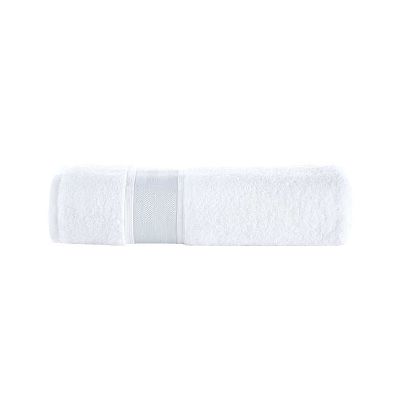 Turkish Cotton Plush Bath Sheet, Silver
