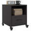 Ameara 36cm W Steel Bedside Table-1826630096
