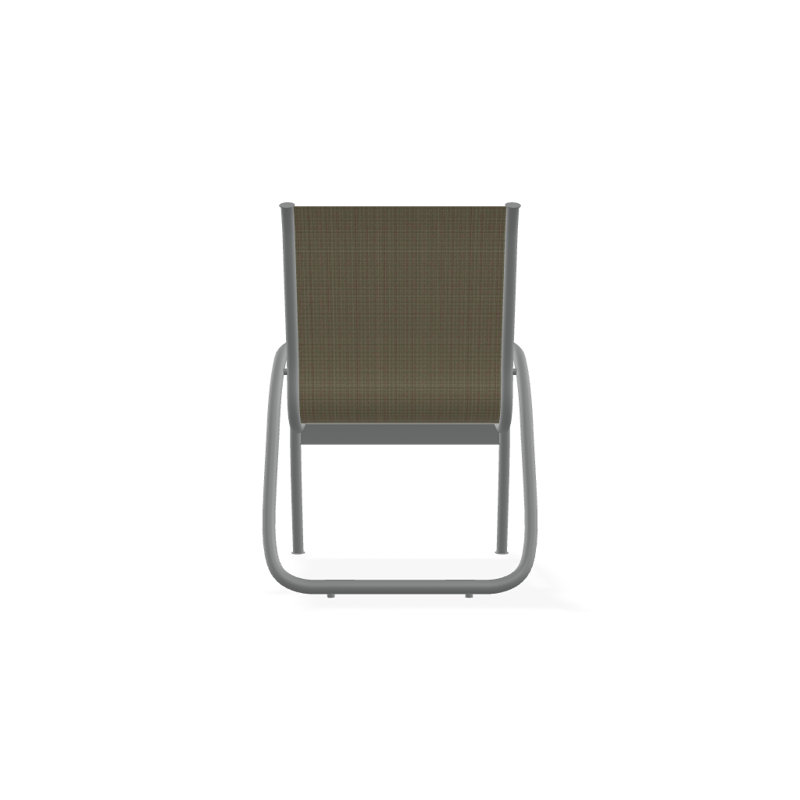 Fauteuil de patio Gardenella, Tweed Sunbrella® brun, Graphite texturé
