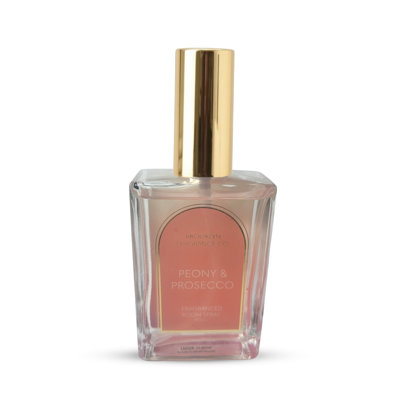 Brooklyn Fragrance Co. Arches de pulvérisation - Parfum de pivoine et de prosecco de qualité supérieure - Parfum durable pour la maison, le bureau ou la salle de bain - Bouteille de vaporisateur rectangulaire pour assainisseur d'air - 100 ml