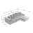 Jandorin 104" Upholstered Sectional Sofa-587128772-587128775