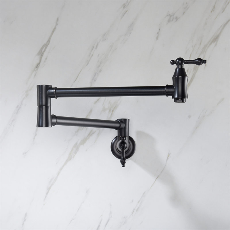 Wall Mount Folding Kitchen Pot Filler Faucet