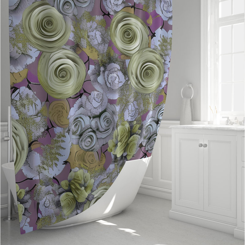 Rideau de douche Cordarrel, H 72 po x l 70 po