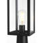 Moorehead 6 Inch Outdoor Post Light in Black