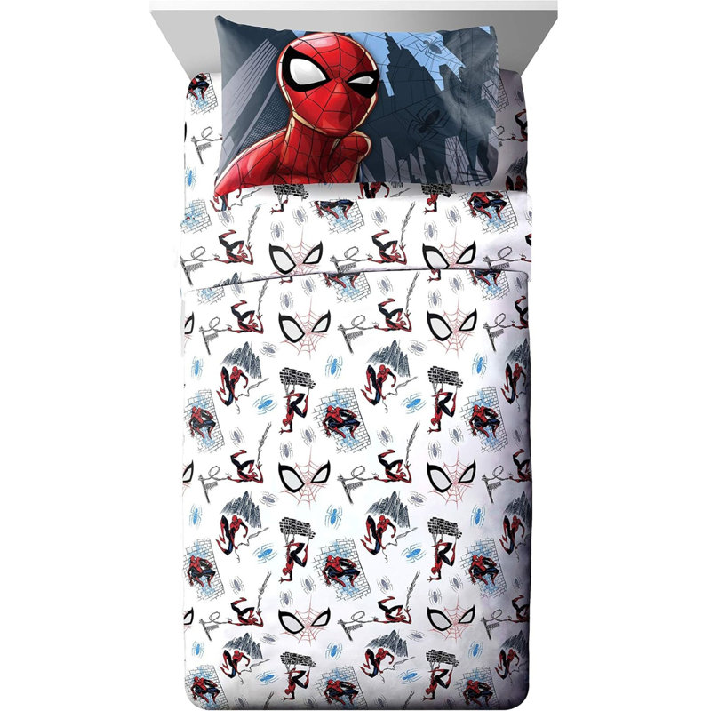 Spiderman Crawl Twin Sheet Set