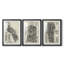 Quays of London III - ensemble de 3 reproductions de dessins encadrés-608153262-608153258