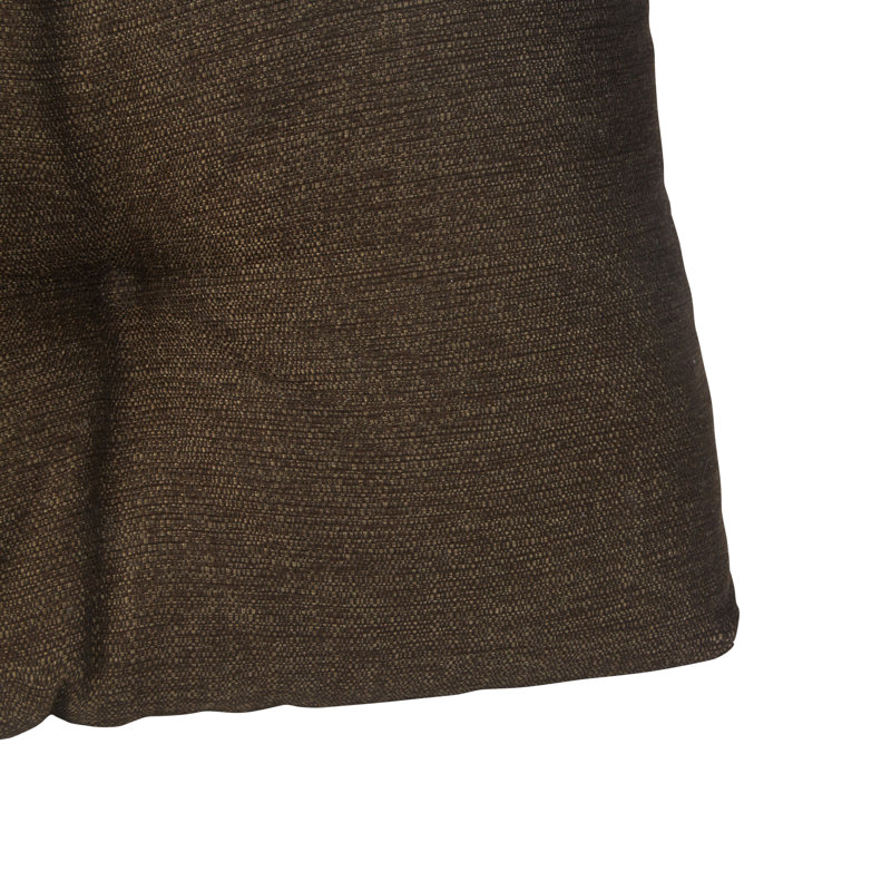Coussin de banc antidérapant Omega, Châtaigne, L 35 po x P 14 po