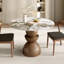 Ensembles de table de petit-déjeuner de table en pierre frittée ronde 3 \ 5 pièces avec chaises de salle à manger en cuir pour 2 \ 4, assemblage minimal-1473109015-1476136672-1476136674