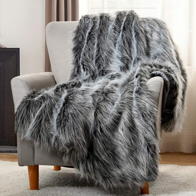Stembridge Throw Blanket, Grey