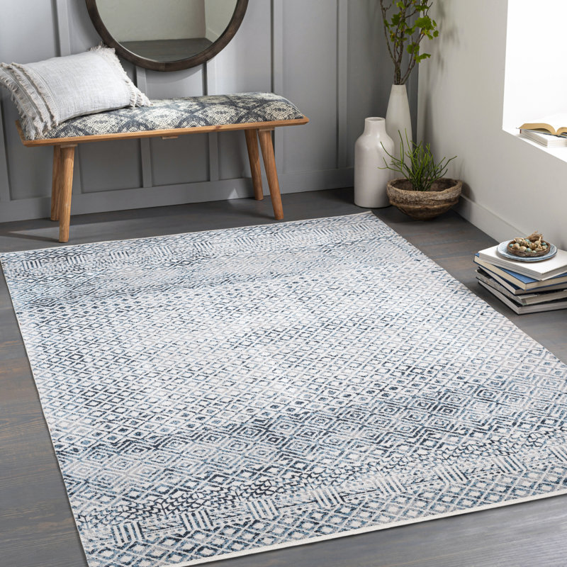 Swampscott Geometric Indoor Rug, Rectangle 9'3" x 12'
