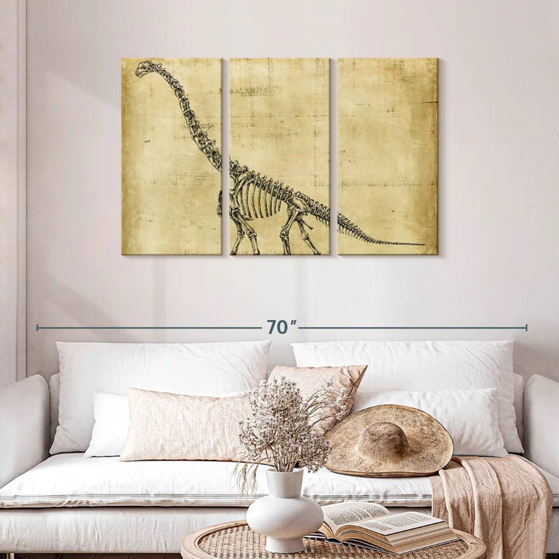 Brampt Brachiosaurus Study, 28" H x 45" W