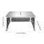 64.5cm x 64.5cm Rectangle Stainless Steel Fire Pit Lid