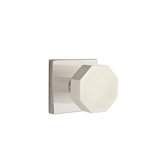 Passage Octagon Knob with Square Rose