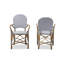 Chaise de patio empilable Bhrianna-1288480797
