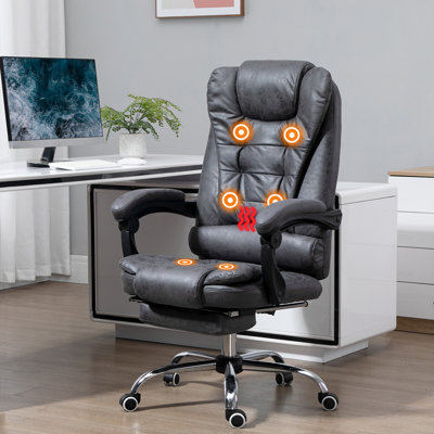 Barkett Upholstered Executive Chair with Massage Feature