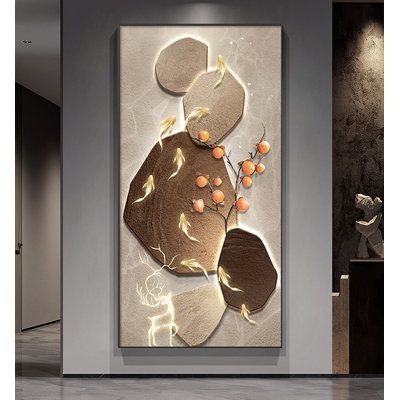Nouvelle peinture murale en porcelaine de cristal de style chinois