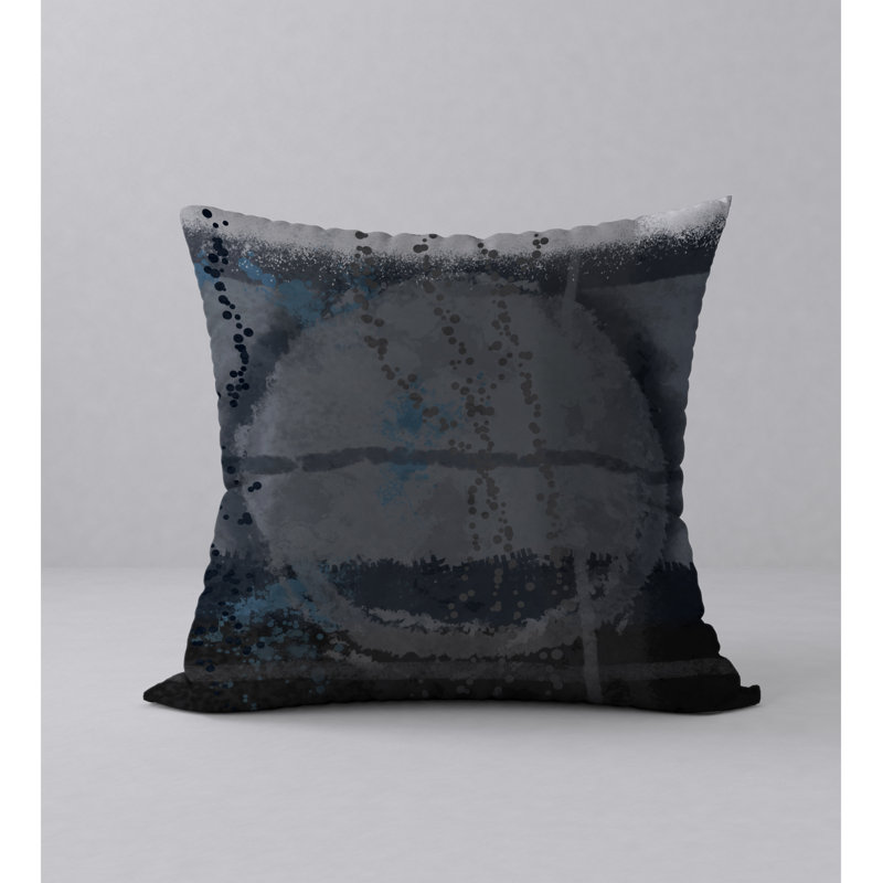 Abstract Reversible Throw Pillow, 24" x 24"