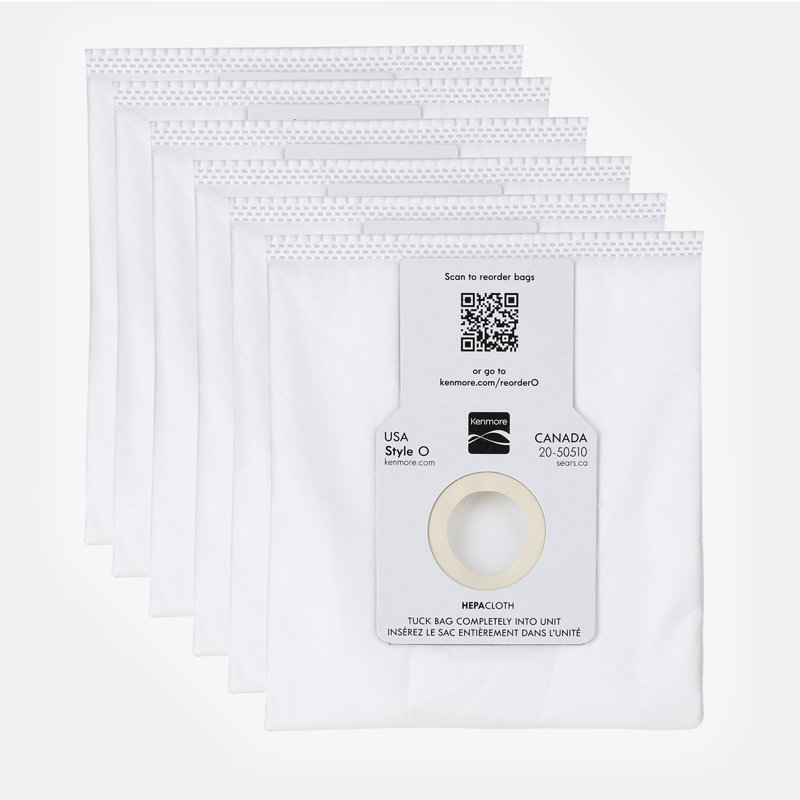 Sac aspirateur HEPA de type d Kenmore