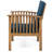Wood Outdoor Seating Chairs ( Of 2) - And Cozy 2pcs To Harsh Weather Conditions-49751343-49751329