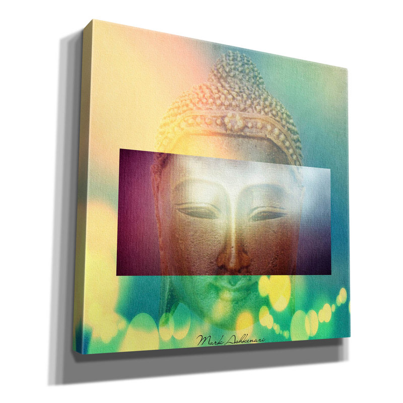 «Buddha Face 3» par Mark Ashkenazi, H 12 po x l 12 po x P 0,75 po