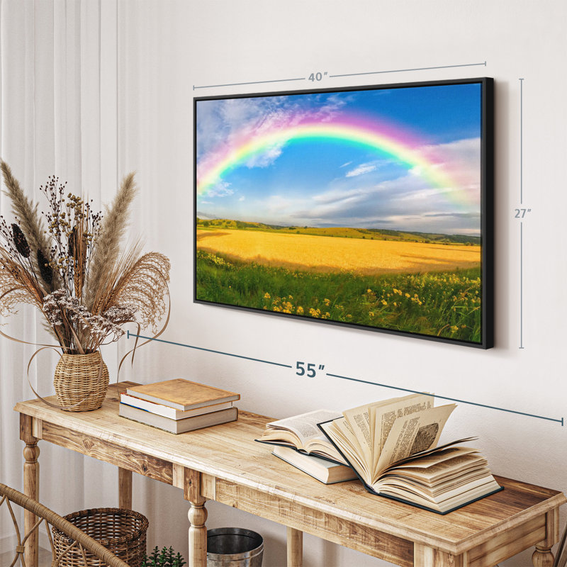 Impression sur toile Rainbow Bridge, H 27 po x l 40 po