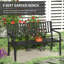 Banc de jardin extérieur