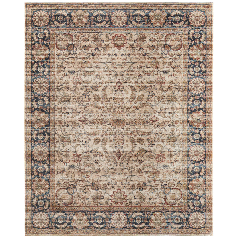 Ancheta Rockett ivoire persan traditionnel, Rectangle 7 pi 10 po x 10 pi 3 po