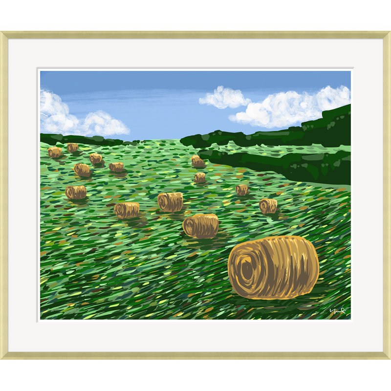 Mid-Day Field Painting by Yuki Osada