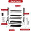 3-Tier Dish Drainer Rack with Drip Trays