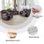Fauteuil inclinable standard en similicuir de 82 po de large Keayon-384556765