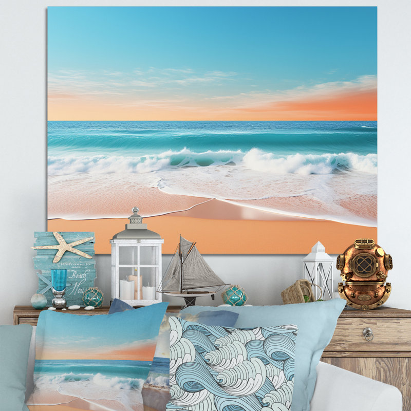 Coastal Minimalisme, photo V, reproduction d'art sur toile, H 30 po x l 40 po x P 1,5 po, Toile tendue