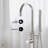 Ivy Freestanding Bathtub Faucet in Brushed Nickel-54250437
