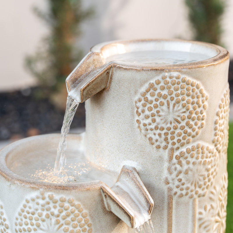 Evemarie Ceramic / Porcelain Cascade Fountain
