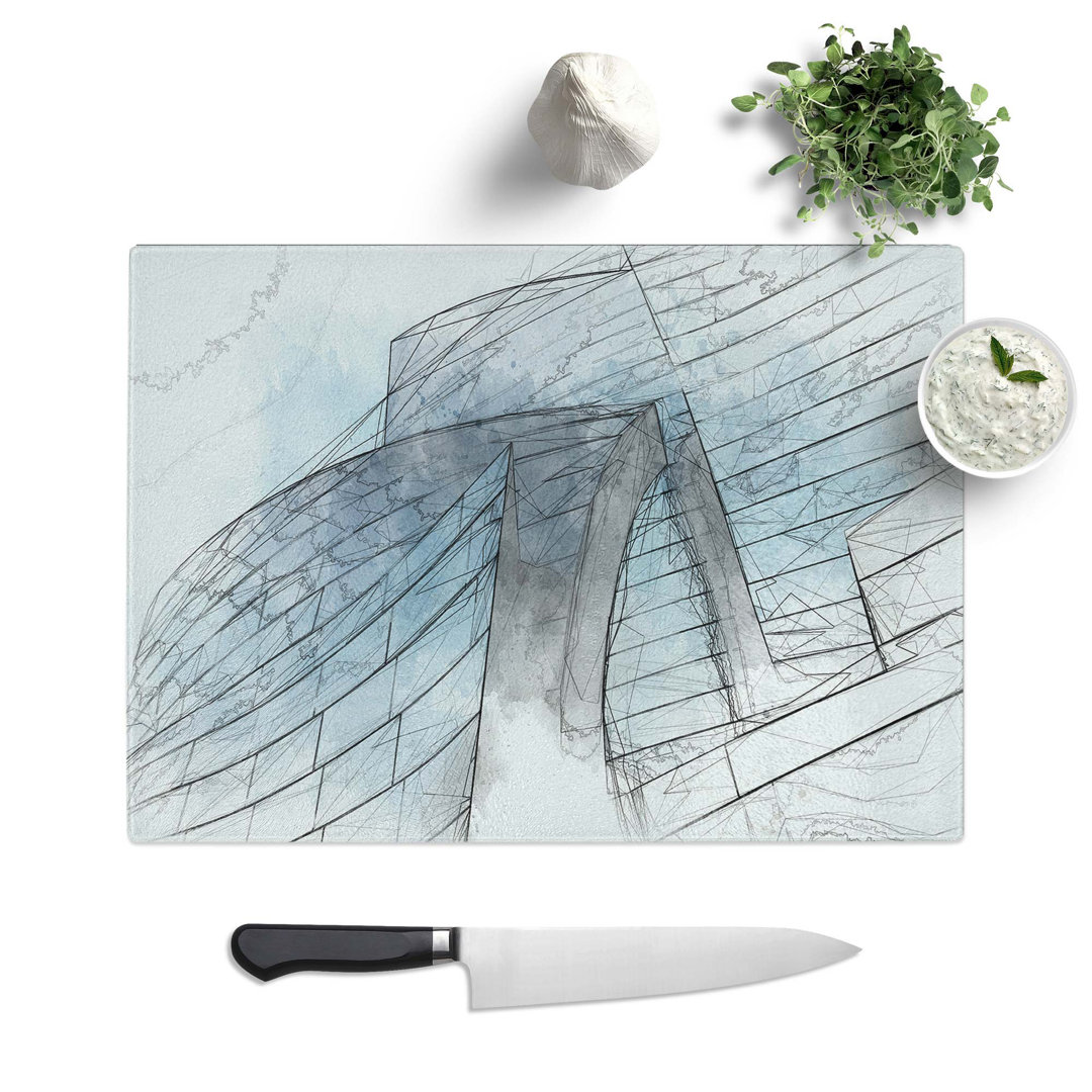 Tempered Glass Architecture Sketch Vol.37 Chopping Board