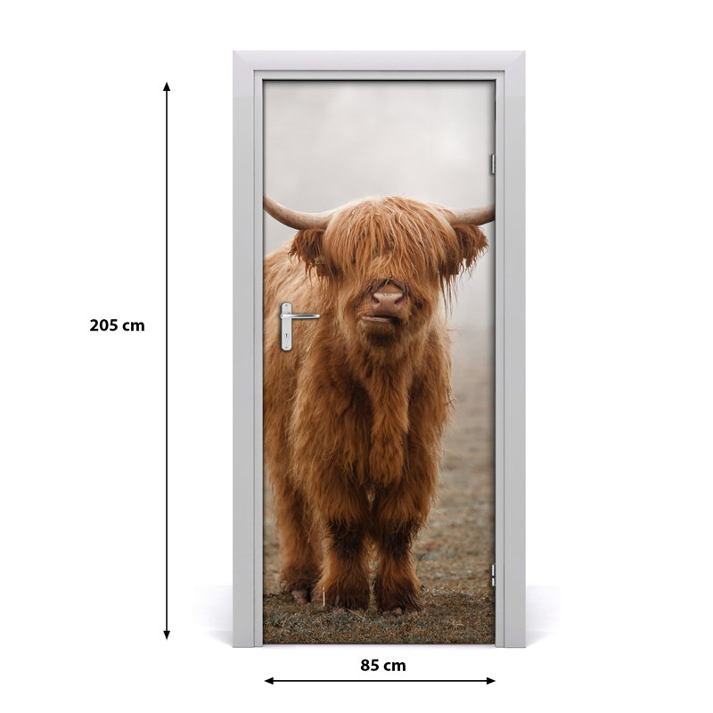Cow Hill Door Decal