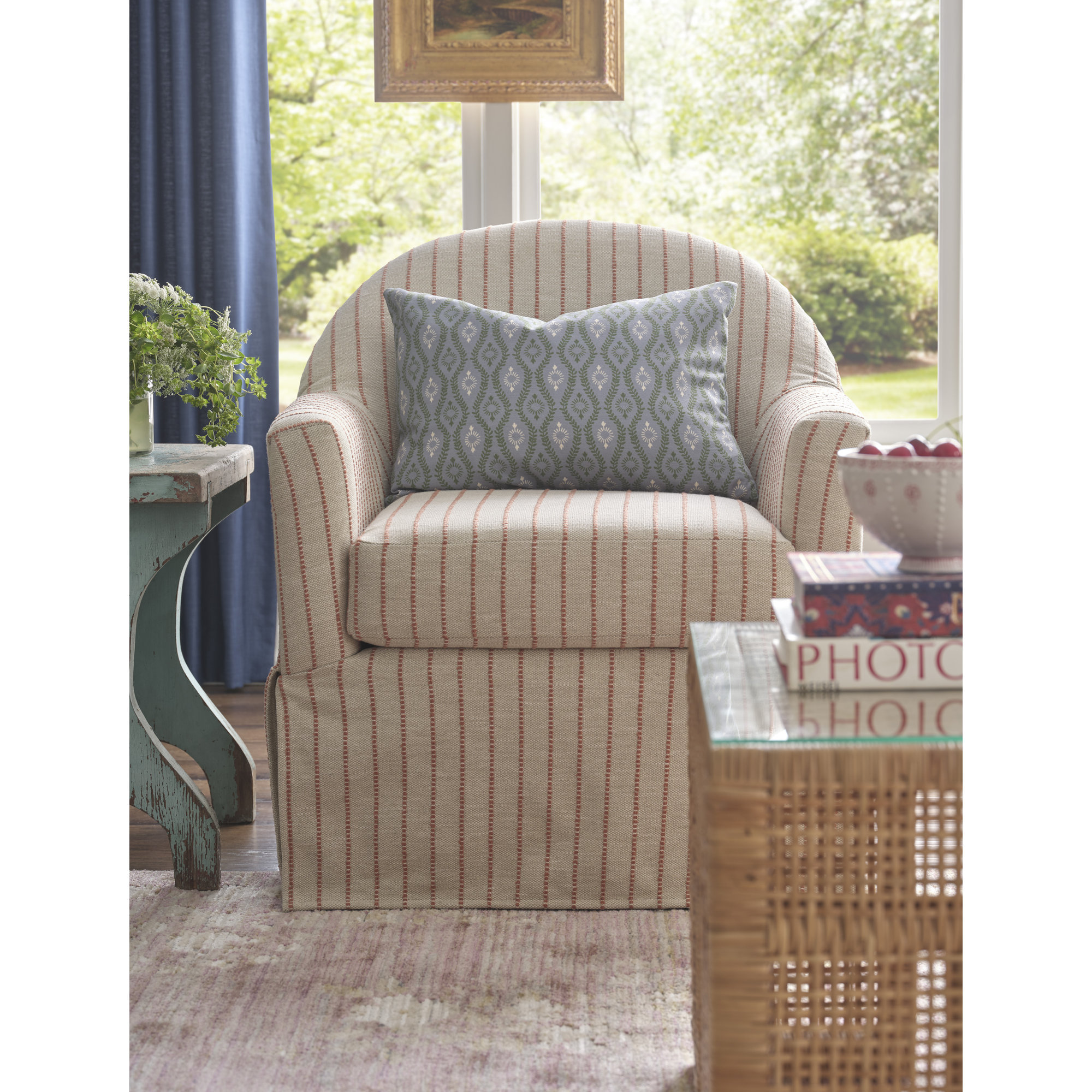 Meg Swivel Chair, Beige