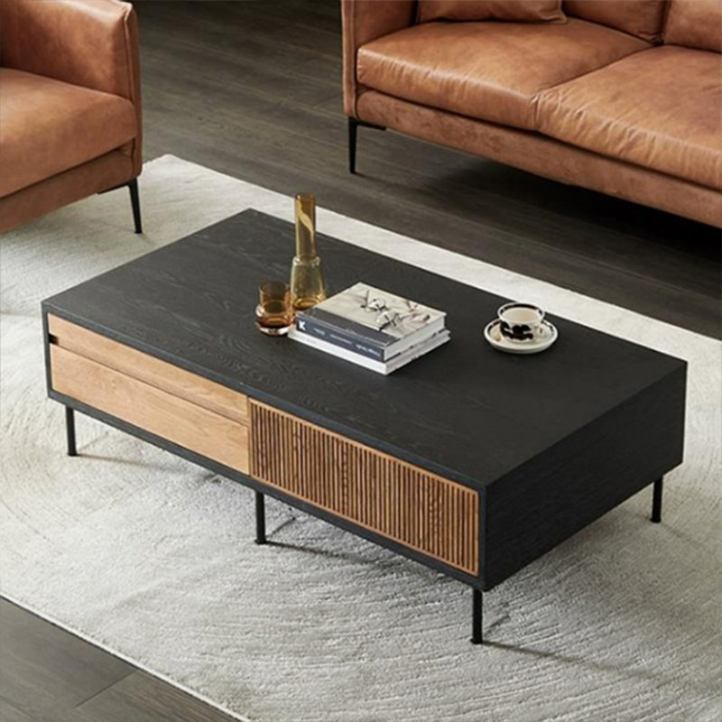Hand-carved coffee table