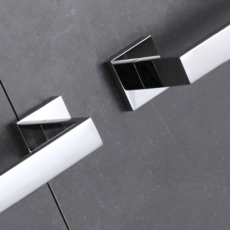 Porte-serviettes mural 25,5 po, H 3,4 po x l 11,8 po x P 2,16 po, Chrome