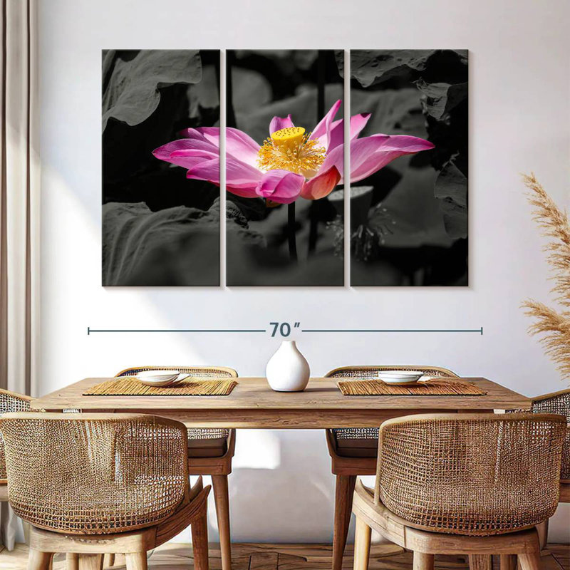 Harnek Sacred Lotus, 42" H x 65" W