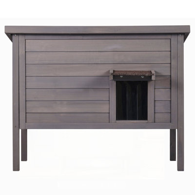 Durable Outdoor Jadayah with Insulated Shelter, Waterproof Roof, and Removable PVC Door Flaps for Year-Round Comfort