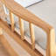 Chaise berçante en bois massif
