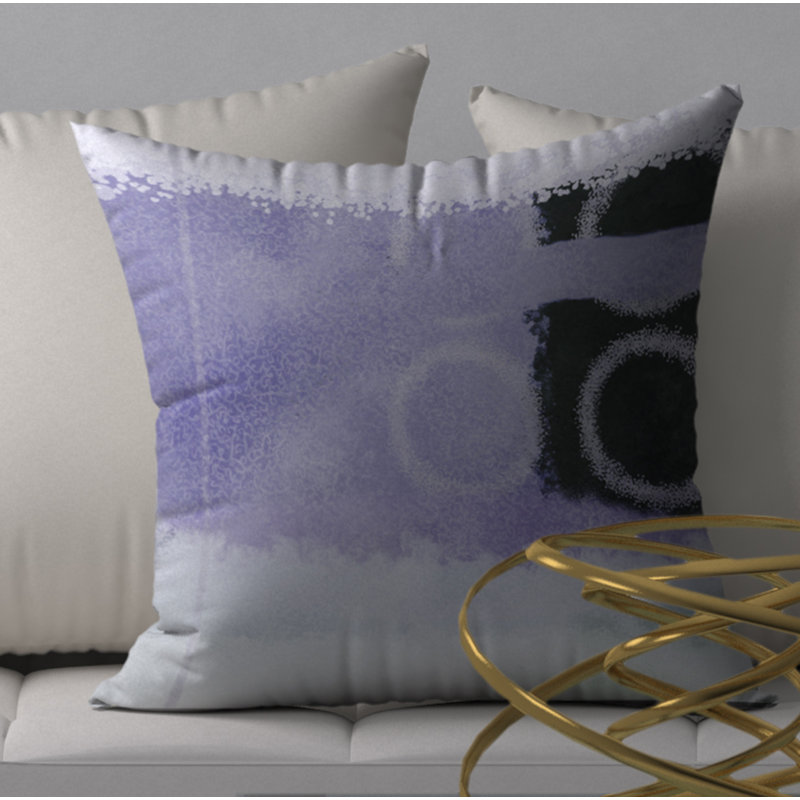 Housse de coussin décoratif carrée Ecstatic Care, 24" X 24"