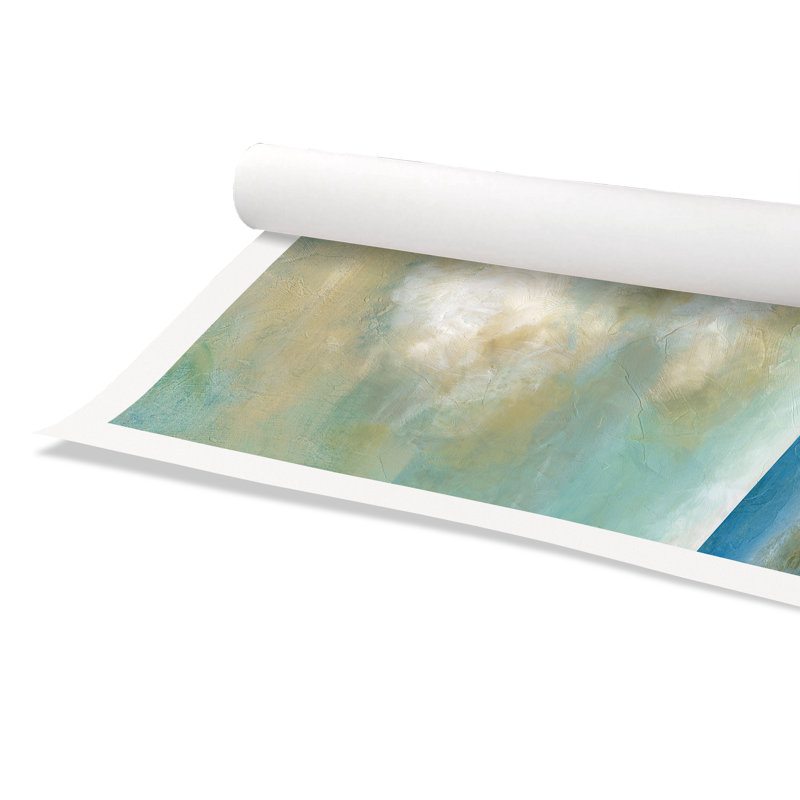 Cloudscape II - Peinture, Papier imprimé, H 36 po x l 36 po x P 0,1 po
