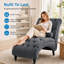 Chaise de lecture 50 po rembourrée et ergonomique-1876958412