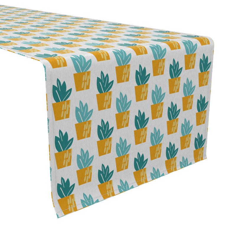 Rectangular Cotton Twill Table Runner
