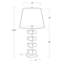 Lampe de table Bella (laiton naturel)