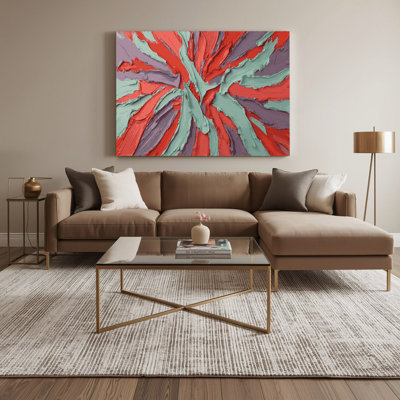 «Neo Expressionism 89», art mural sur toile bleue