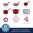 Rachael Ray Cook + Create Aluminum Nonstick Cookware Set, 11-Piece-70941065